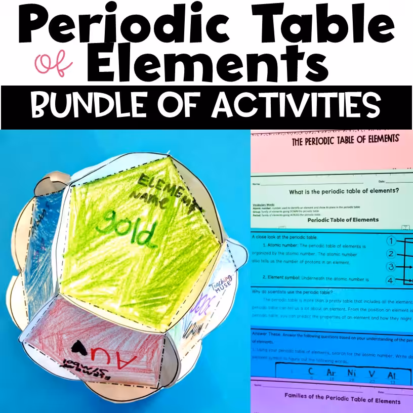 teaching the periodic table with lessons and activities