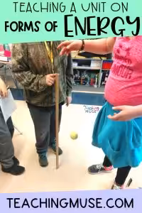 Teaching forms of energy unit pin