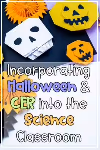 Free CER Halloween activities All About CER Writing Strategy