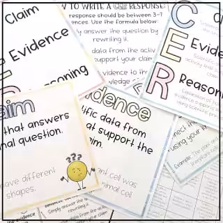 CER in science class benefits to improve critical thinking in science