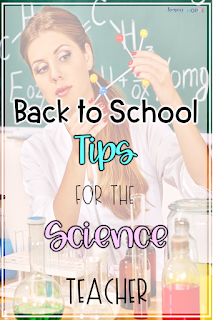 back to school tips for the science teacher
