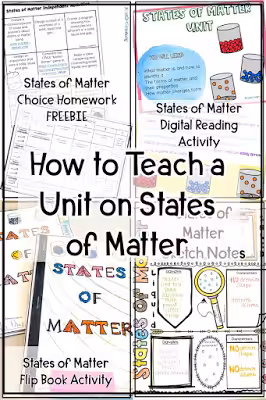 How to Teach a Unit on States of Matter 3 how to teach a unit on states of matter