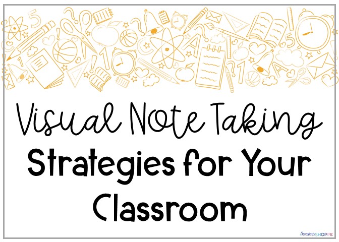 Visual Note taking strategies to incorporate into your classroom to improve comprehension in your grade 5 6 7 students. 