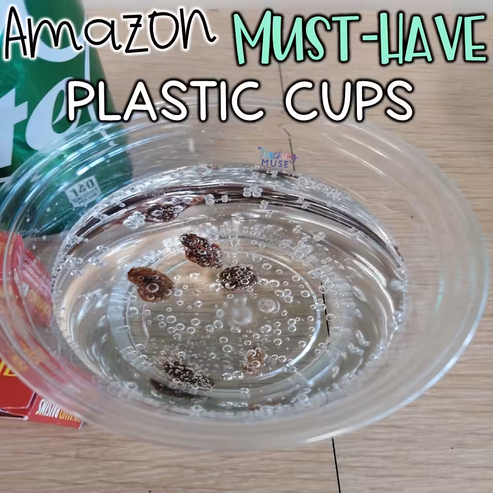 Ways to use plastic cups in the upper elementary science classroom