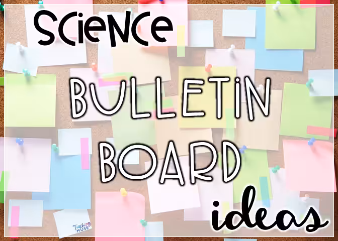 science bulletin board ideas and a free set for classroom use