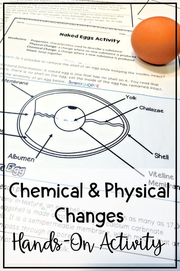 simple experiments for physical and chemical changes