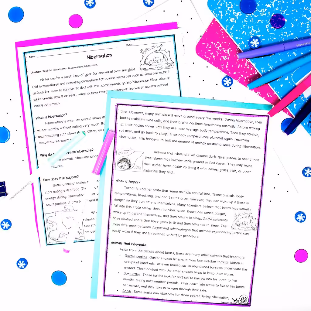 Teaching science without a curriculum doesn't mean you can't find quality reading passages