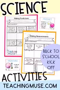 first days of school science activities