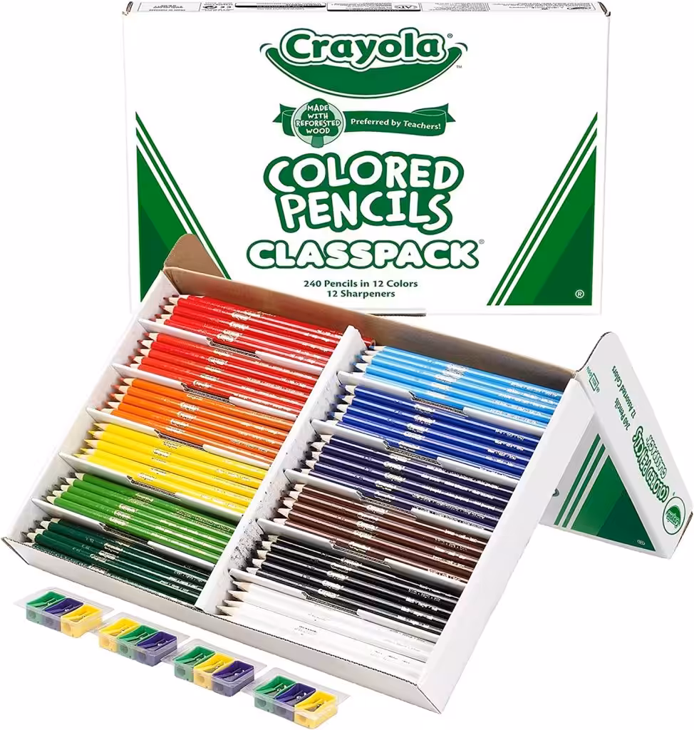 colored pencils