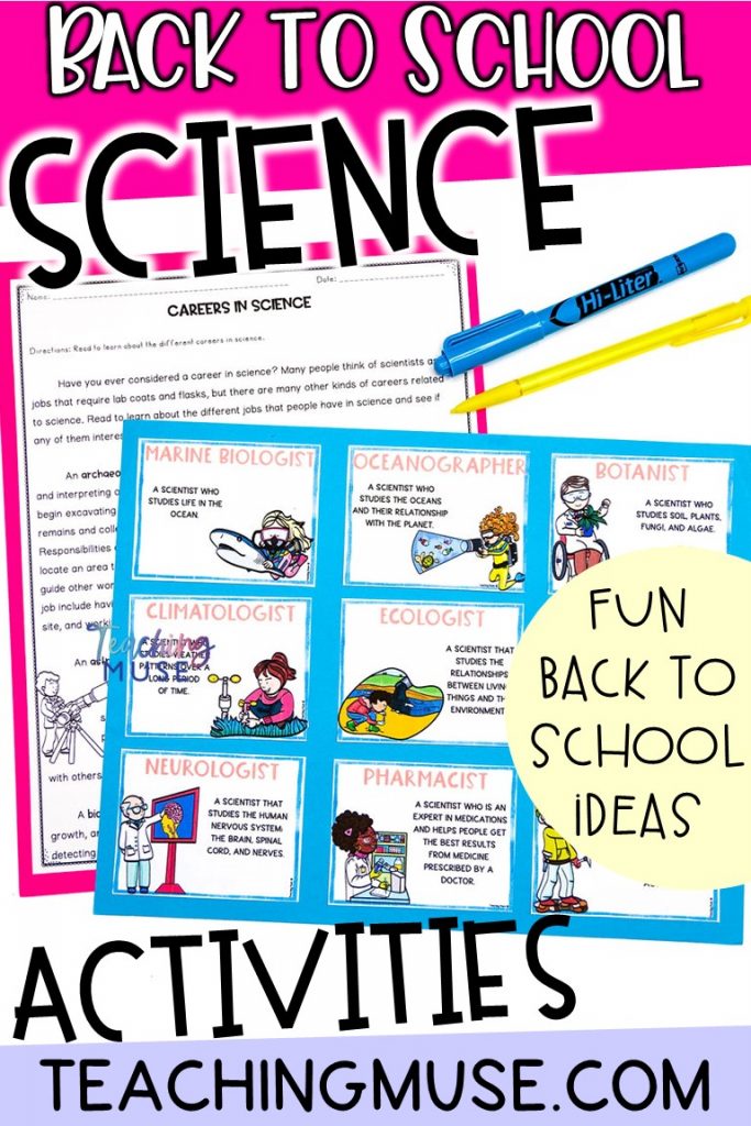 Back to School Science Activities for September