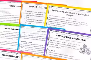 Fall science activities