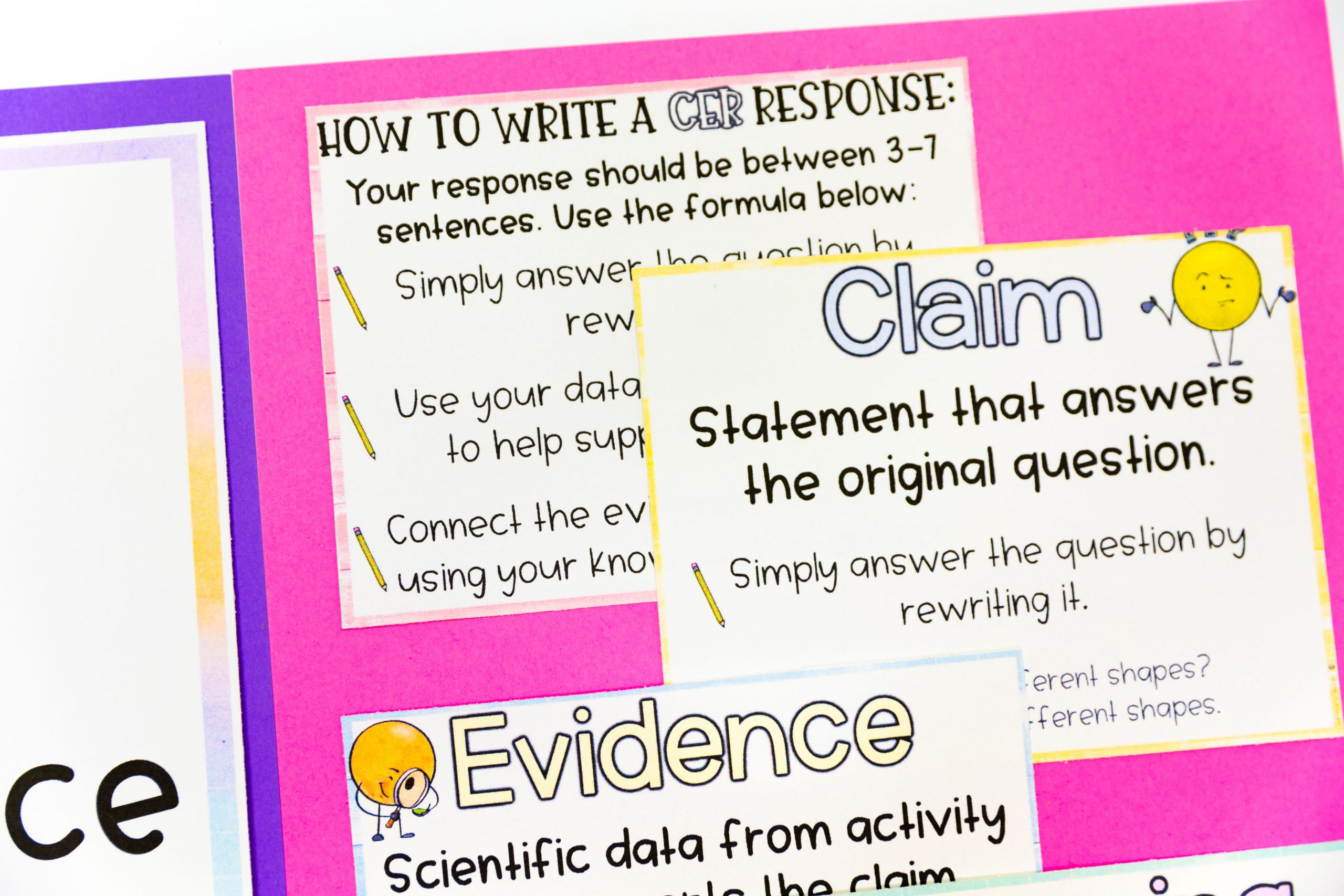 What Is Cer Claim Evidence Reasoning