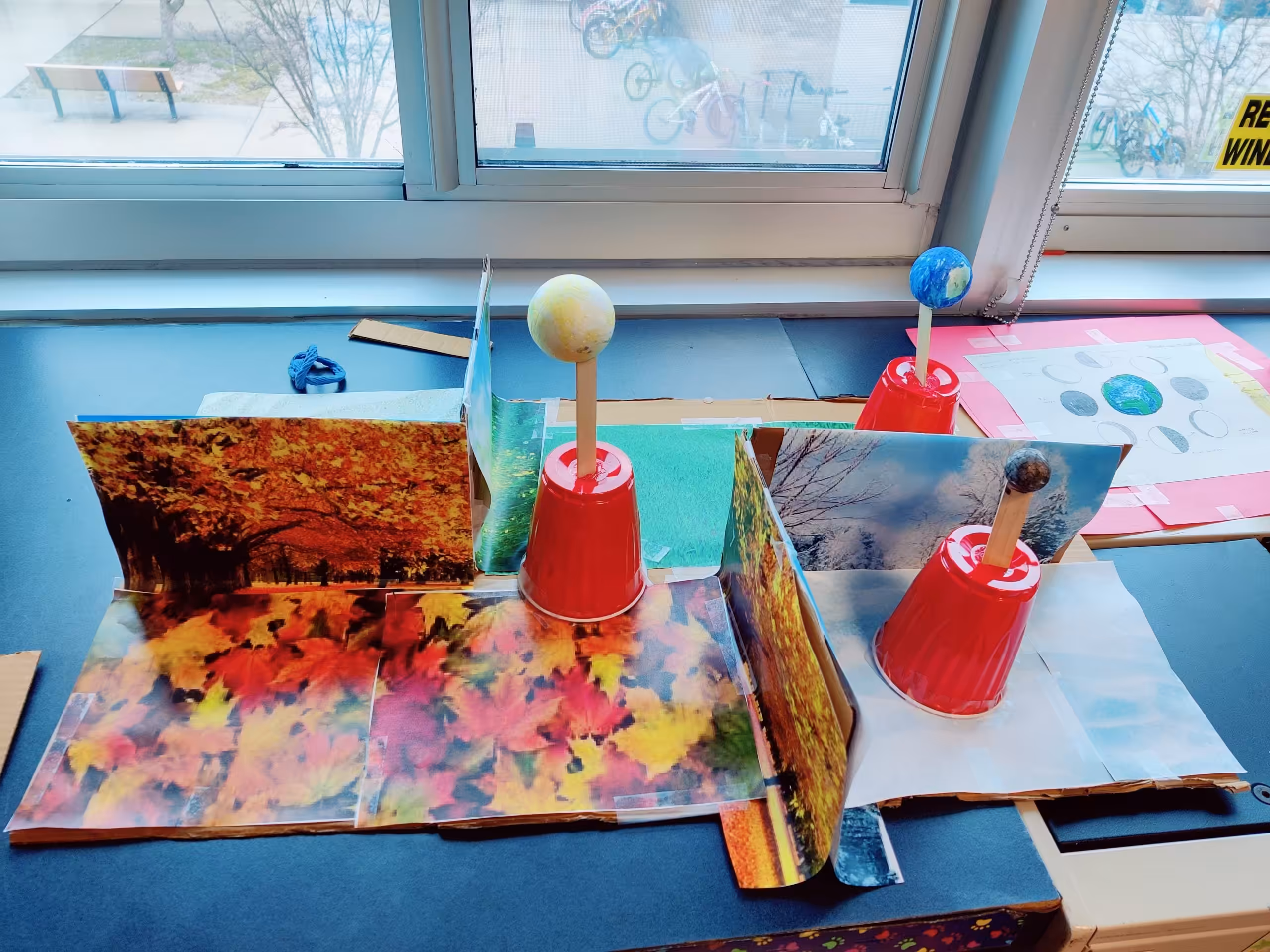 Modeling earth's motions activity