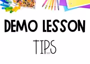 ideas for demo lessons