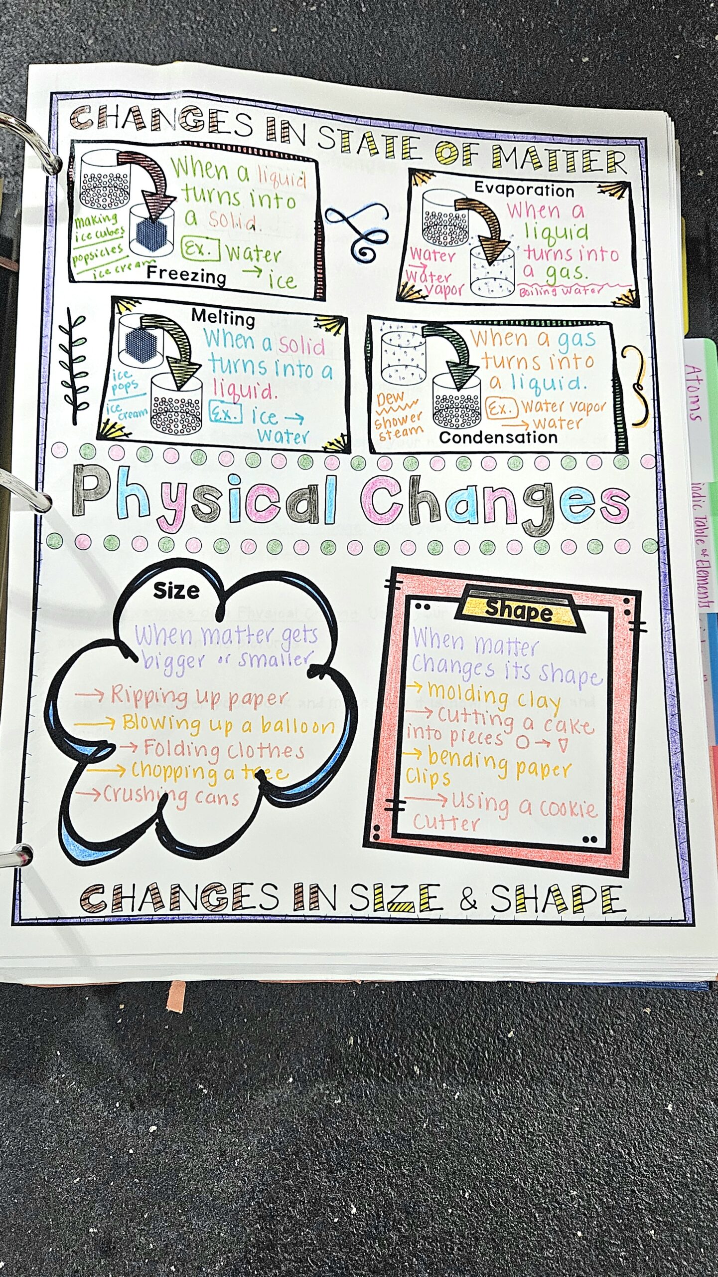 The One Middle School Physical Science Curriculum Bundle I Wish I Had 6 organizing with binders or interactive notebooks