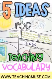 science of reading for upper grades vocabulary activities