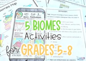 Teaching biomes aligned to NGSS in grades 5-8