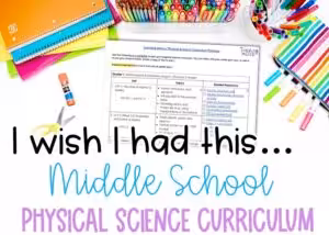 Middle School Physical Science Curriculum Bundle You’ll Love