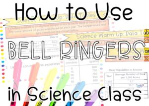 tips and strategies to use bell ringers in science class