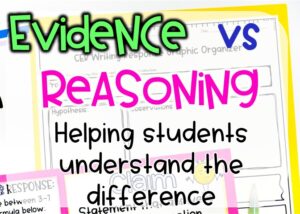 Home 7 CER reasoning helping students write in science