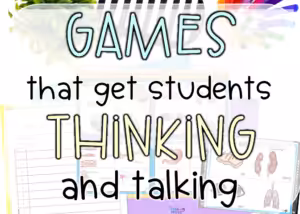 science classroom games to get students to think and talk