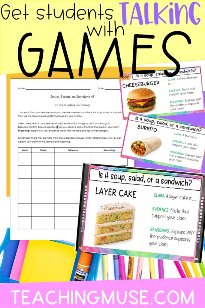 PIN CER science classroom games