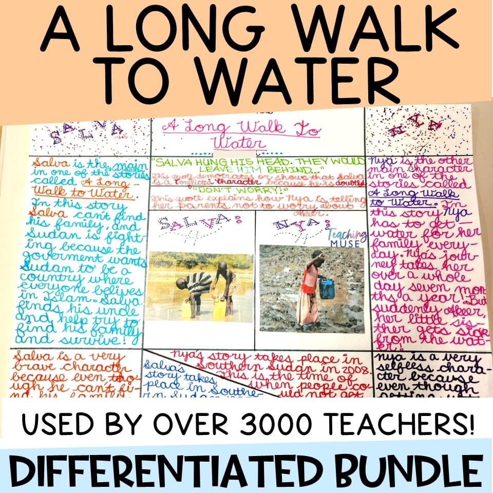 Ready made lessons and activities for a long walk to water