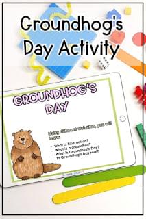 3 Ways to Celebrate Groundhog's Day in your Classroom 2 Three FREE groundhogs day activities to use with grade 4 5 6 students