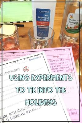 winter and seasonal experiments will inspire and engage upper elementary school students