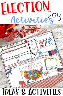 Election day ideas to teach grade 4 5 6 students about the american government