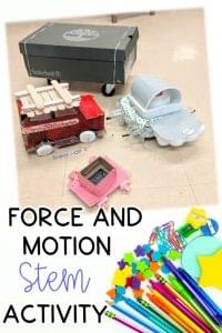 newtons eggs car force and motion project