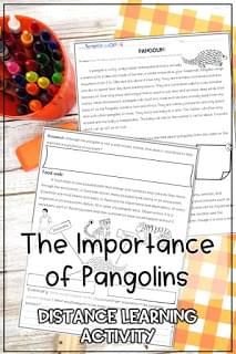 5 Lessons to Teach Earth Day All Year Long 3 Endangered species pangolins earth day activity