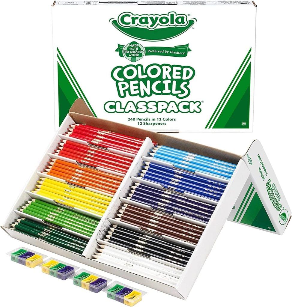 colored pencils